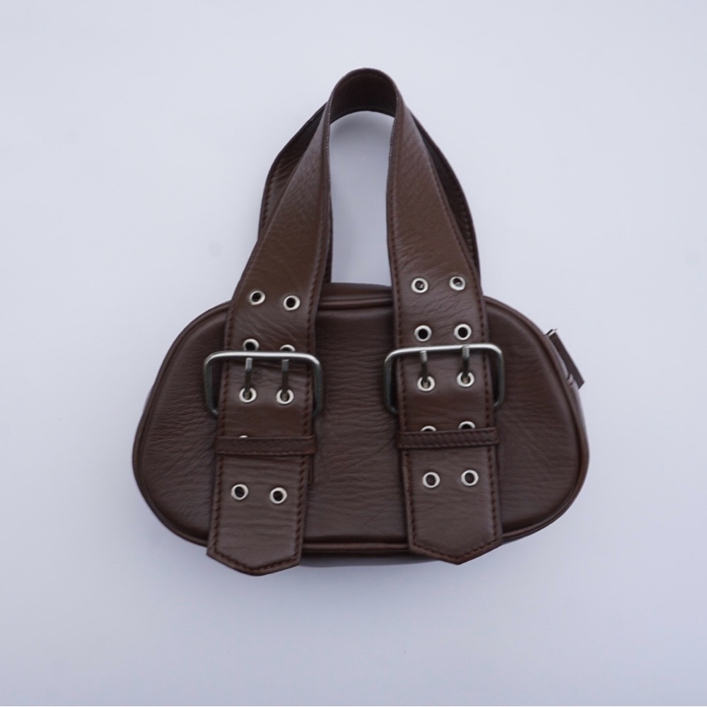 Free People Say Yes Mini Brown leather bag